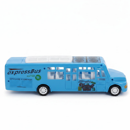 Luxury Express Lumo Bus Toy – Friction Powered Kids Bus (Realistic & Durable)