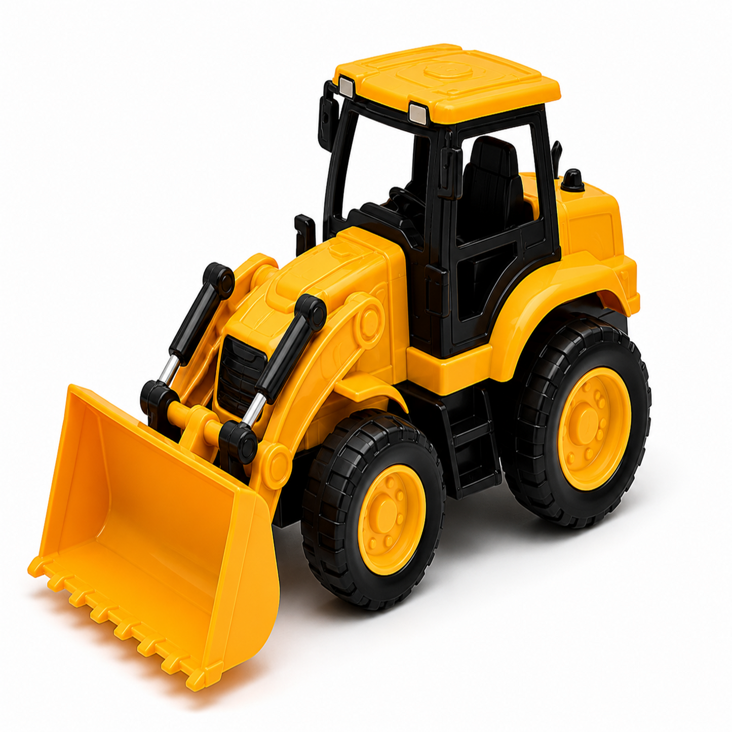 Loader N Dumper Toy for Kids – 16cm Friction Powered Construction Truck Set | No Battery | Durable & Safe Toy Vehicle
