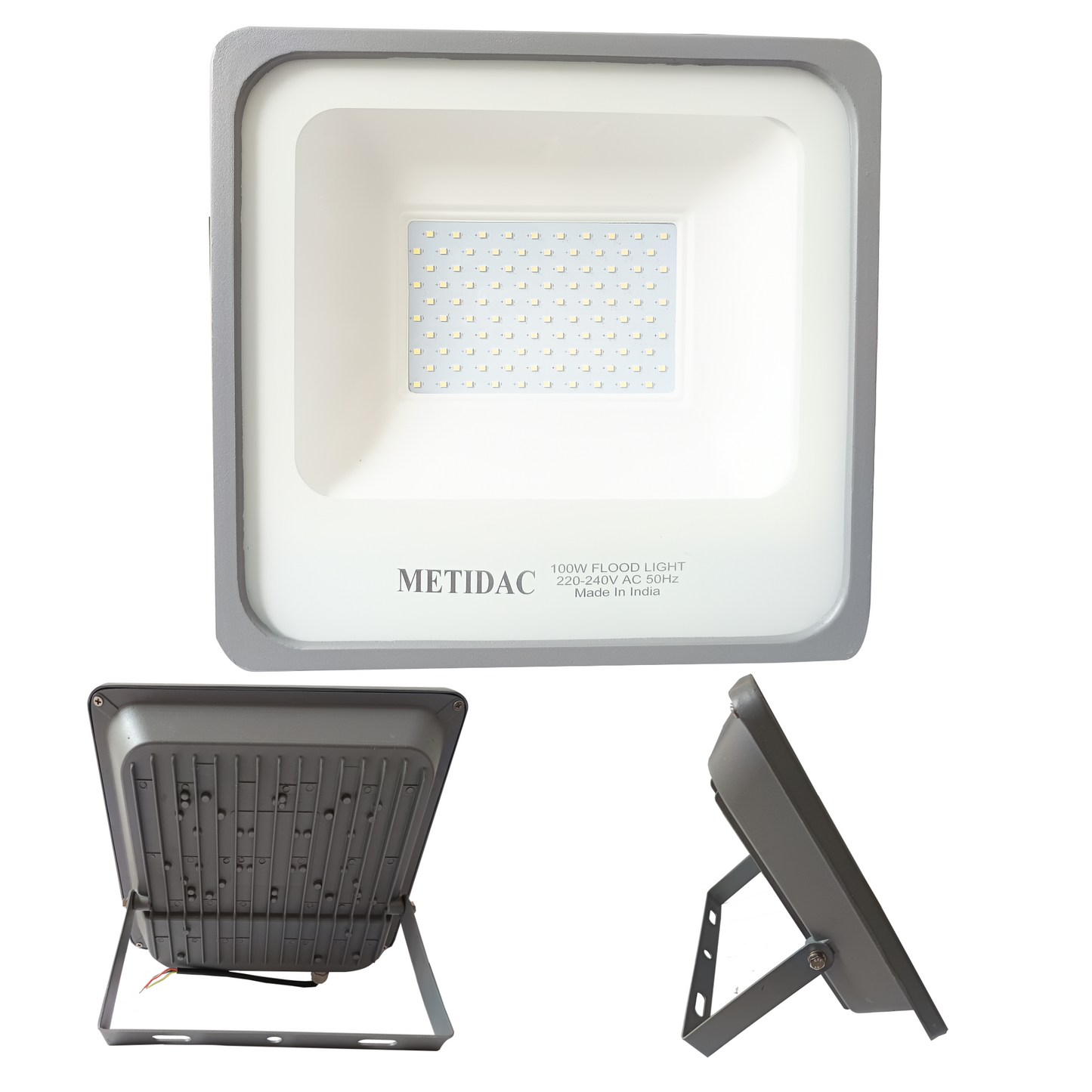 Metidac 100W Flood Light | Aluminium Die-Cast Body | IP66 Water Proof | Premium Quality