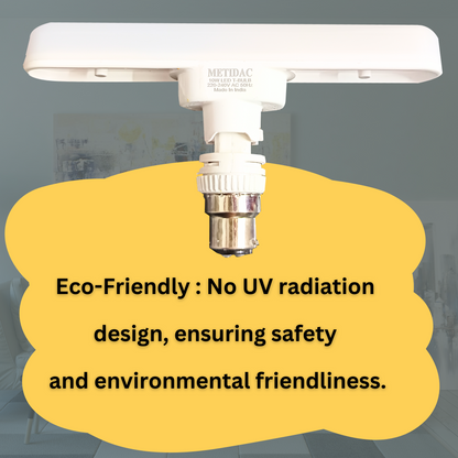 Metidac 10W T LED Bulb (Pack of 2) | Premium Quality | Energy efficient | Swivel Body Action