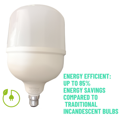 Metidac 50W LED Bulb | Cool White | Mercury Free | Powerful | Energy Efficient