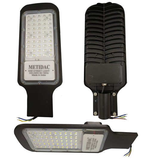Metidac 50W LED Street Light | Aluminium Die-Cast Body | IP66 Water Proof | Premium Quality